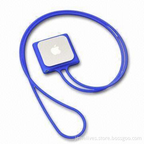 Skin Case for Apple's iPod Nano 6th, Used to Wear around Somebody Necks, Made of Silicone Material